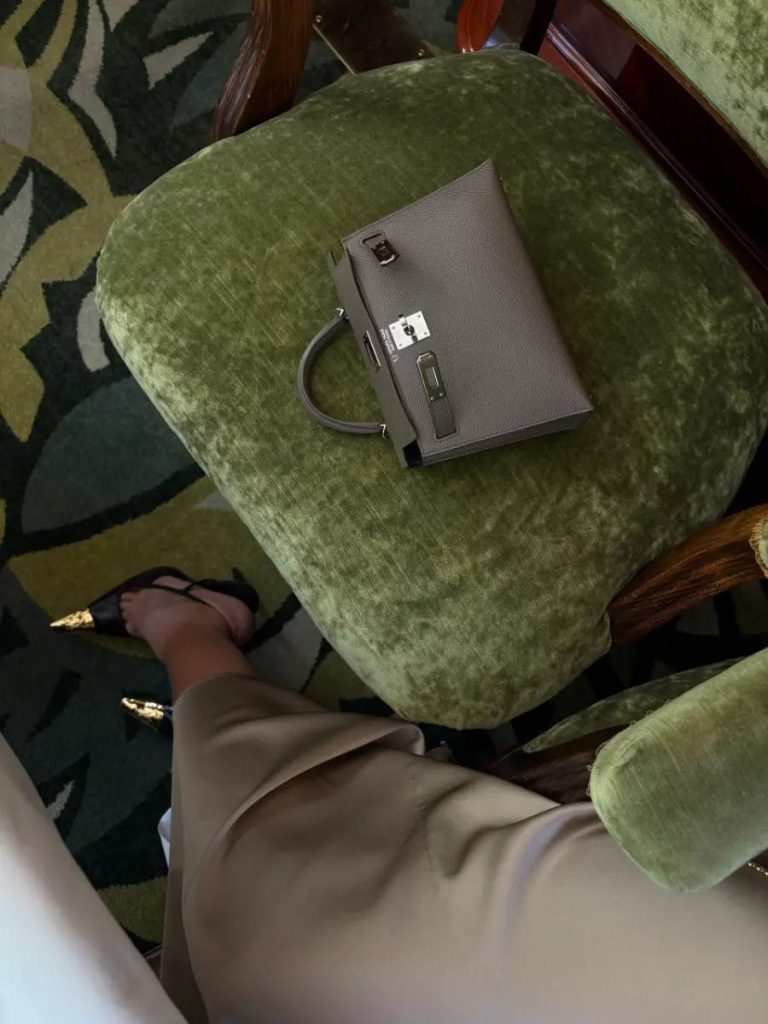 hermes mini kelly and YSL shoes
