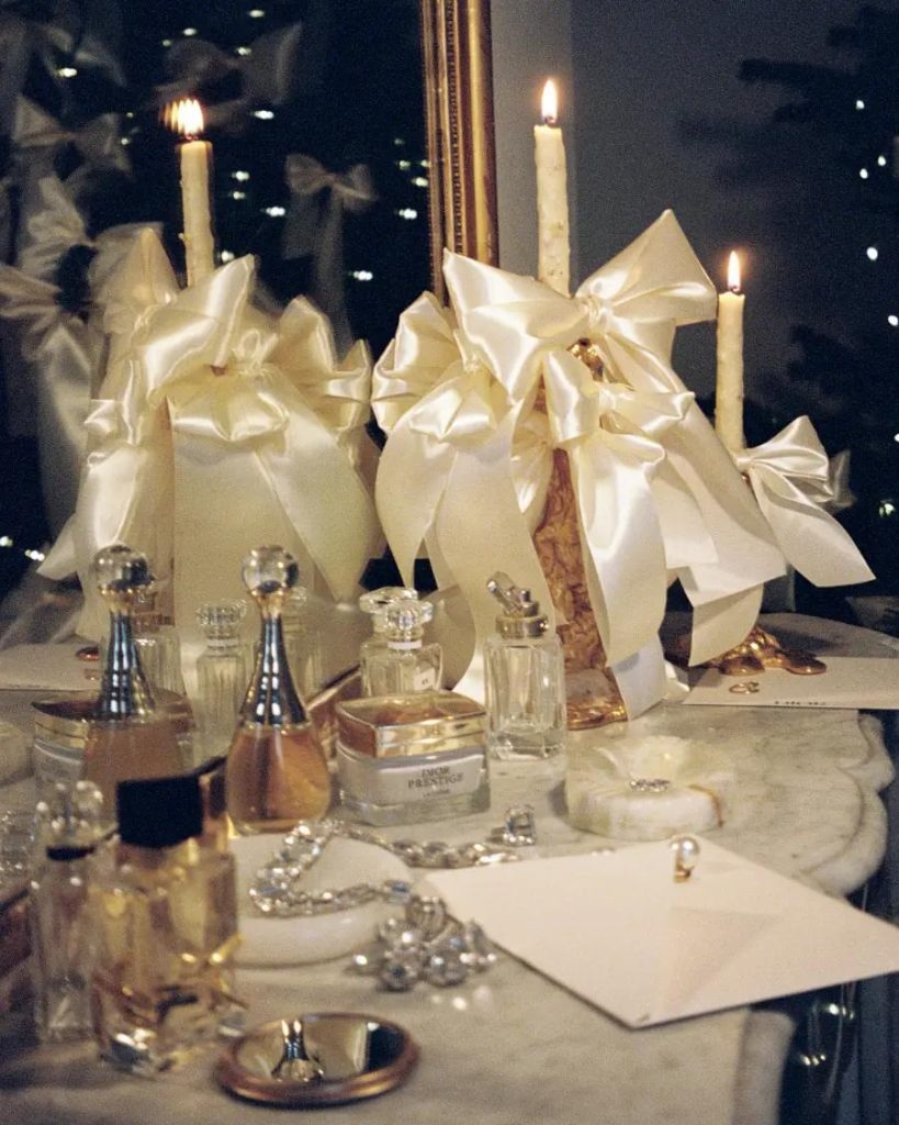 A luxury perfume set