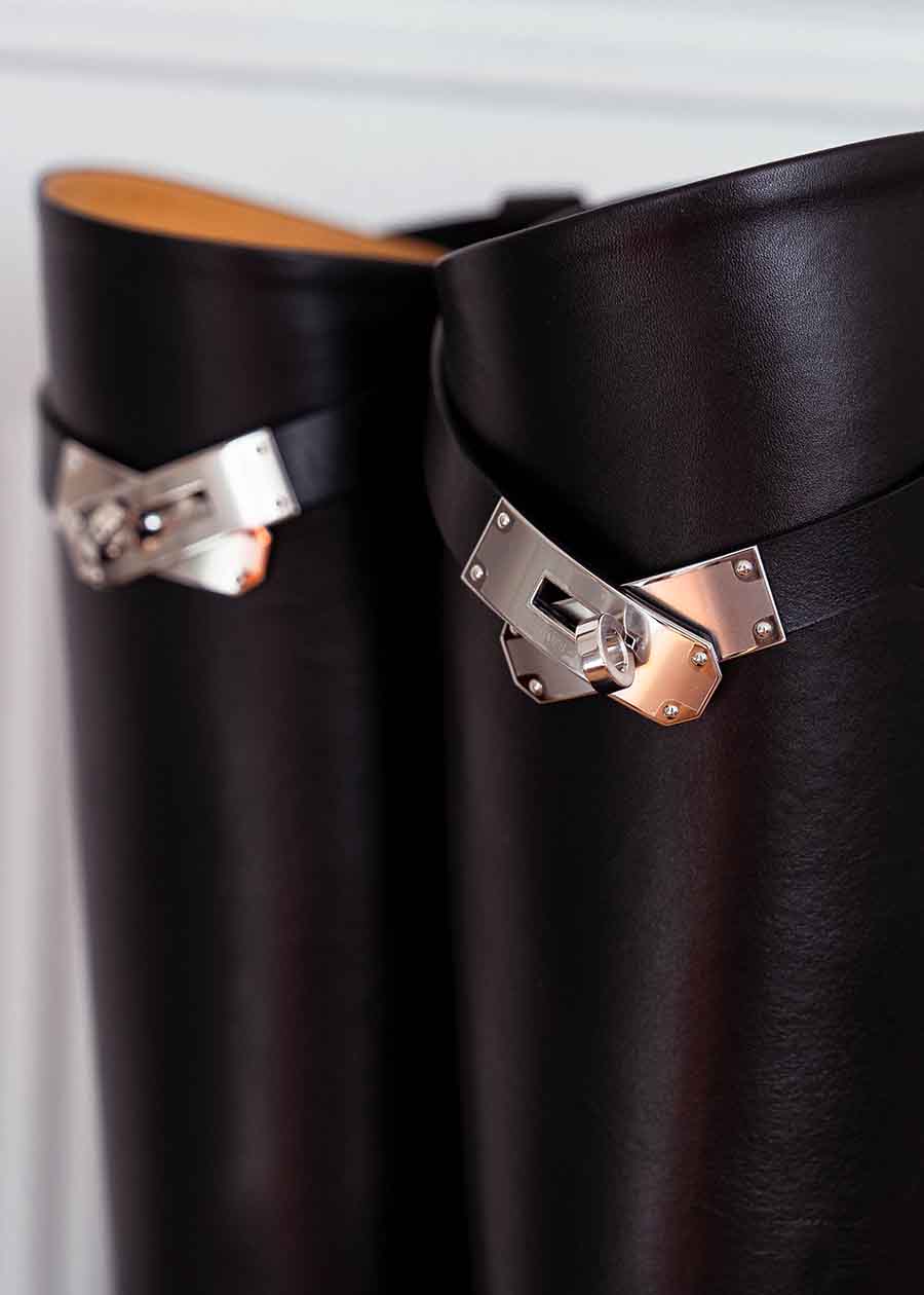 Hermès Jumping Boots kelly strap